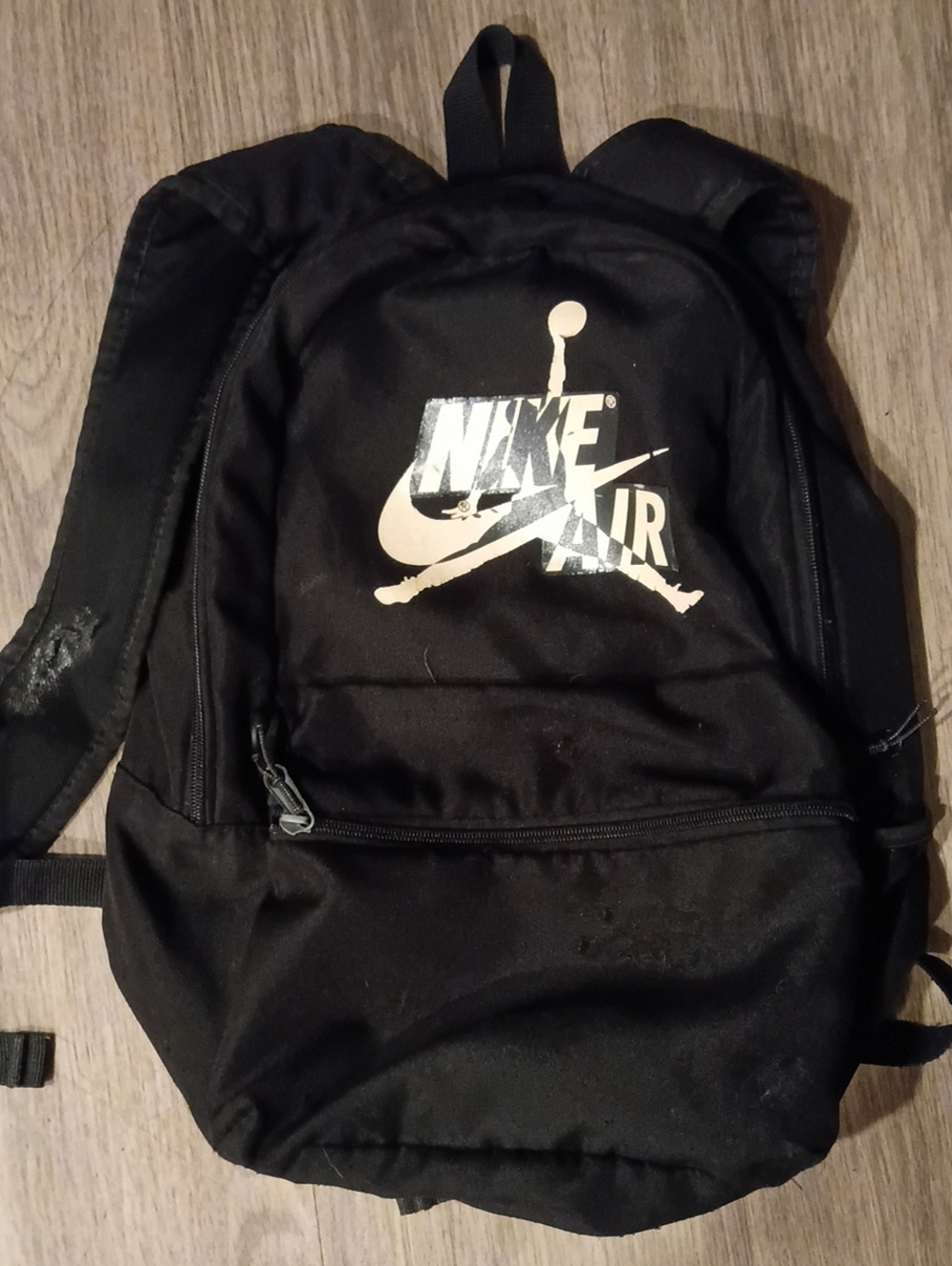 Nike Black Backpack with White Logo - Men's Everyday Pack